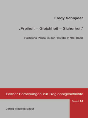 cover image of "Freiheit--Gleichheit--Sicherheit"
